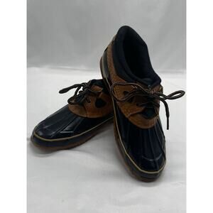 SPORTO ORIGINAL NAVY BLUE DUCK SHOES WATERPROOF WITH THERMOLITE INSULATION SZ 7